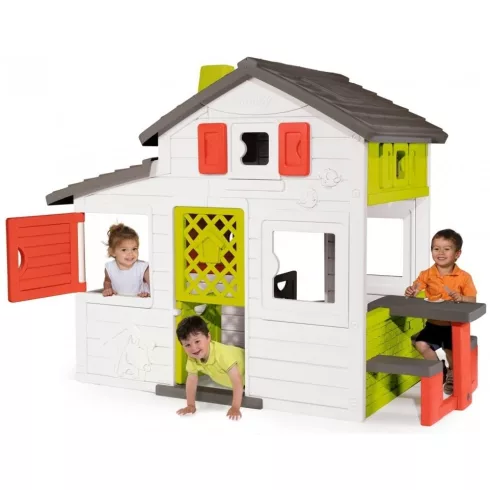 Smoby 810200 Kerti ház konyhával és csengővel