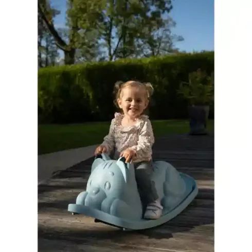 Smoby egyszemélyes cicás libikóka, kék