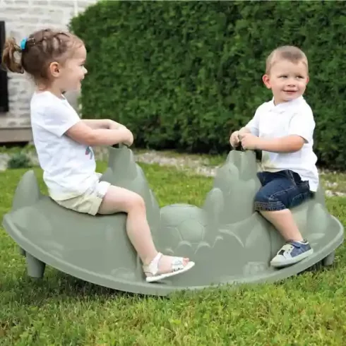 Smoby kétszemélyes kutyás libikóka - sötétzöld