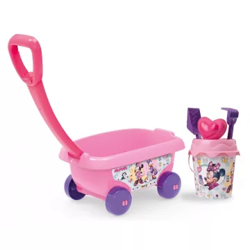 Smoby 867002 Minnie homokozó szett kiskocsival