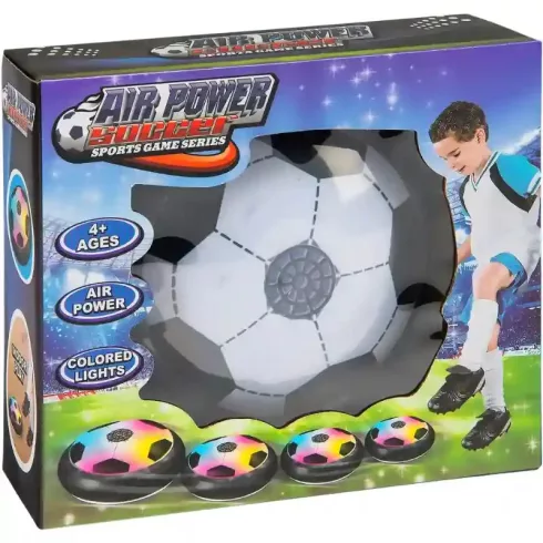 Hover ball - lebegő beltéri focilabda LED fénnyel