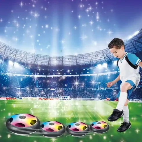 Hover ball - lebegő beltéri focilabda LED fénnyel
