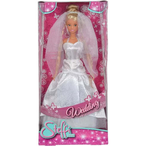 Steffi Love - Steffi baba szatén szoknyás esküvői ruhában (105733414)