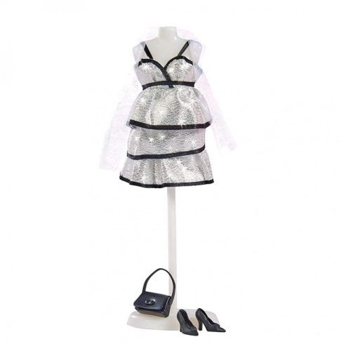 Steffi Love - Ezüst-fekete party ruha babáknak (105724990)