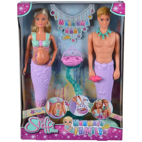 Steffi Love - Terhes Steffi sellőbaba Kevin barátjával (105733524)