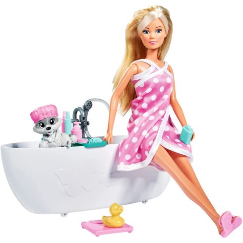 Steffi Love - Steffi baba fürdőszobája mosómedvével