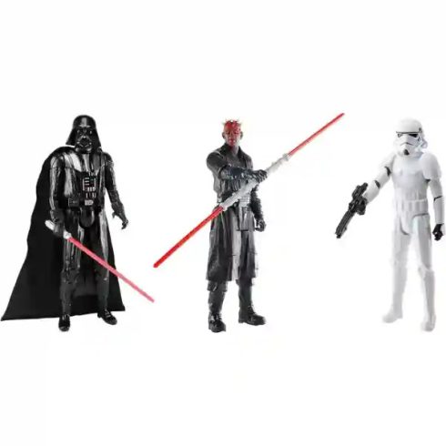 Hasbro Star Wars - Darth Vader, Darth Maul, birodalmi rohamosztagos akciófigura készlet 30cm (csomagolássérült)