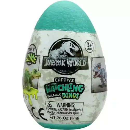 Jurassic World dinótojás meglepetés dino figurával slime-ban