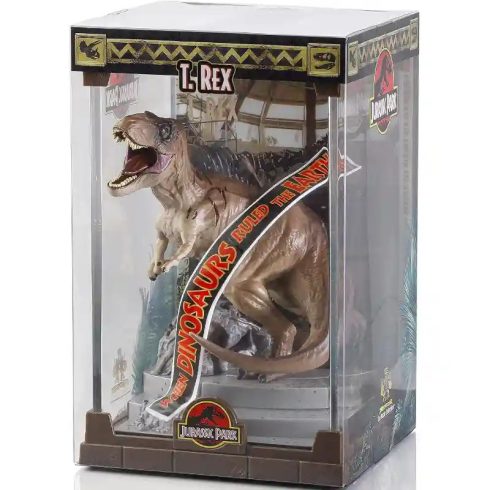 The Noble Collection - Jurassic Park Tyrannosaurus Rex fém gyűjtői dino figura