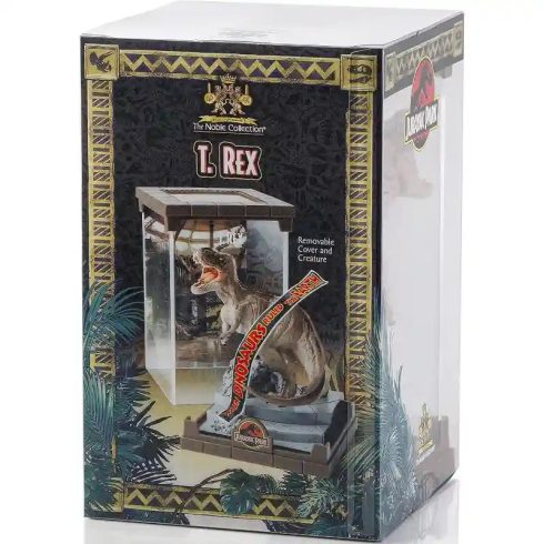 The Noble Collection - Jurassic Park Tyrannosaurus Rex fém gyűjtői dino figura