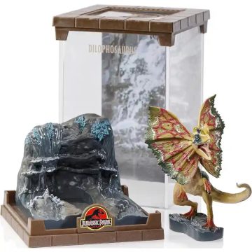   The Noble Collection - Jurassic Park Dilophosaurus fém gyűjtői dino figura