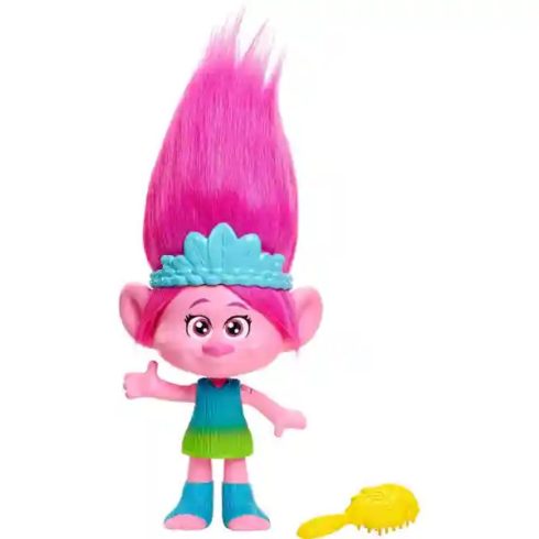 Mattel DreamWorks Trolls - Trollok Queen Poppy Rainbow HairTunes interaktív divatbaba fénnyel és hanggal
