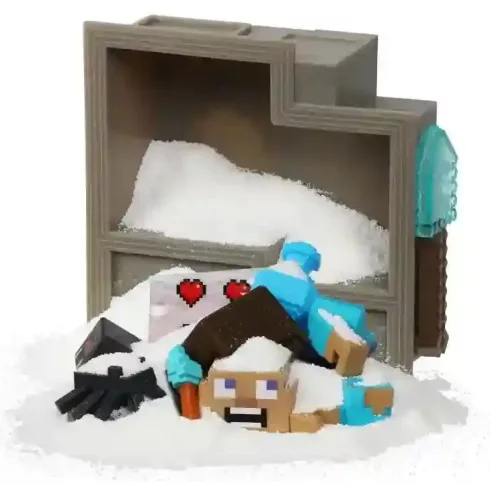 Treasure X Minecraft Caves & Cliffs Overworld meglepetés figurák - Barlangi kaland