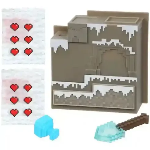 Treasure X Minecraft Caves & Cliffs Overworld meglepetés figurák - Barlangi kaland
