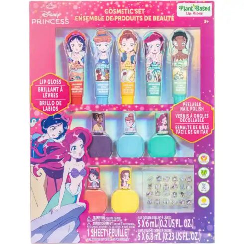 Townley Girl Disney hercegnők kozmetikai készlet gyerekeknek
