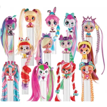 VIP Pets - Meglepetés mini kutya figura hosszú hajjal S1