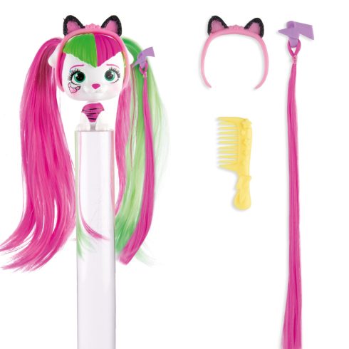 VIP Pets - Meglepetés mini kutya figura hosszú hajjal S1