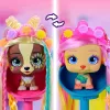 VIP Pets Spring Vibes - Meglepetés kutya figura hosszú hajjal és virág tetoválással S4