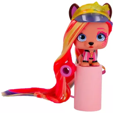 VIP Pets Bow Power - Aurora kutya figura hosszú hajjal S6