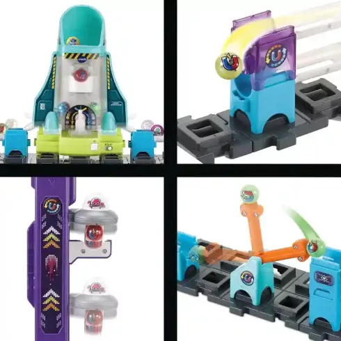 VTech Marble Rush Space Magnetic Set XL300 E interaktív golyópálya