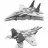 Wange 4004 F-15 Eagle Fighter vadászgép, repülőgép