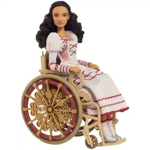 Mattel Wicked Nessarose Thropp kerekesszékes baba, Óz, a csodák csodája