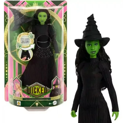 Mattel Wicked Elphaba éneklő divatbaba, Óz, a csodák csodája