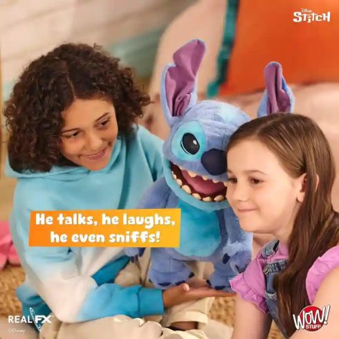  Wow! Stuff Disney Stitch Real FX interaktív plüssfigura 45cm