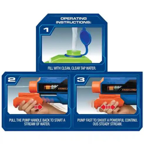 Water Warriors Steady Stream X vízipisztoly puska