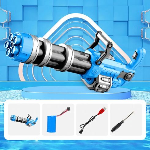 Gatling elektronikus vízipisztoly vízágyú 58cm