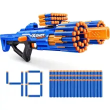   X-Shot Insanity Berzerko játék szivacslövő forgótáras fegyver 48db lövedékkel