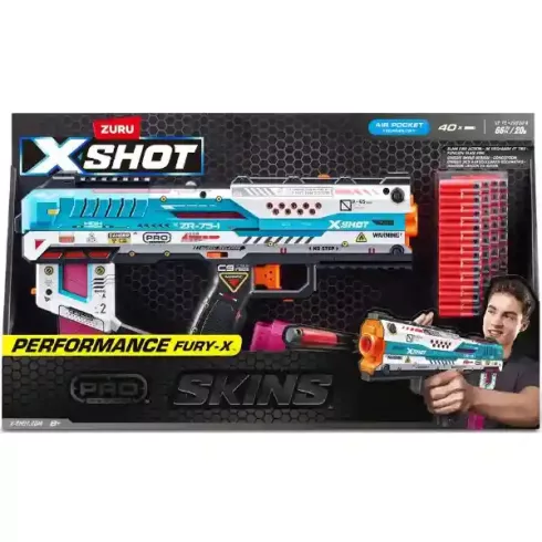 X-Shot Skins Pro Series Fury-X szivacslövő játékfegyver