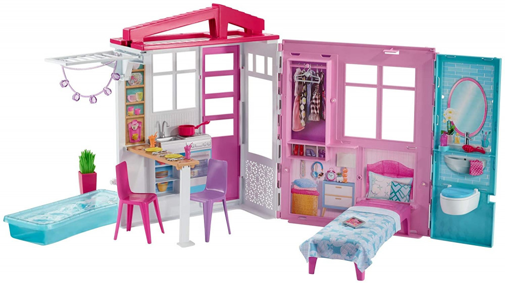 Mattel Barbie FXG54 Összecsukható tengerparti ház