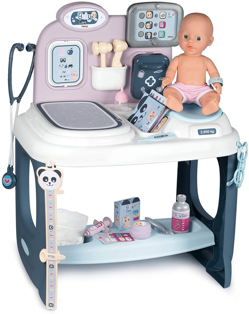 Smoby 240300 Baby Care orvosi babacenter játékbabával
